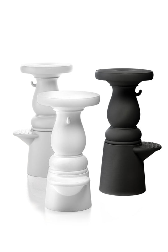 Container Bar Stool - Moooi Stools + Benches + Ottomans - HIGH - black - HORNE