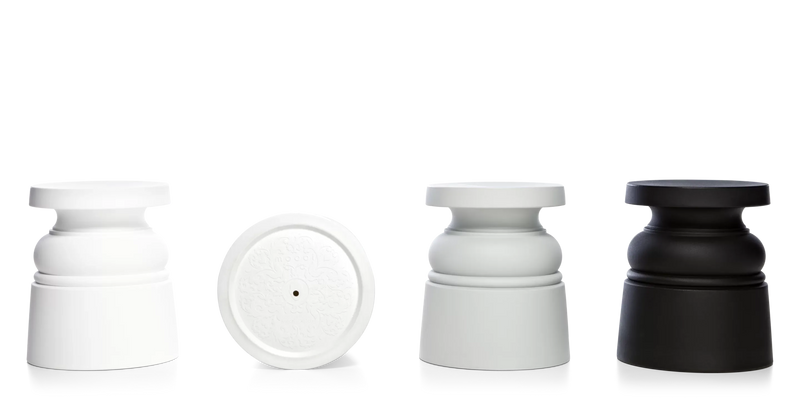 Container Stool - Moooi Stools + Benches + Ottomans - Stool - Black - HORNE