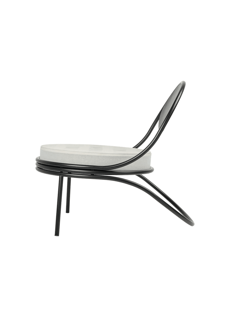 Copacabana Lounge Chair - Gubi Chairs - Black Semi Matt - Group A - HORNE