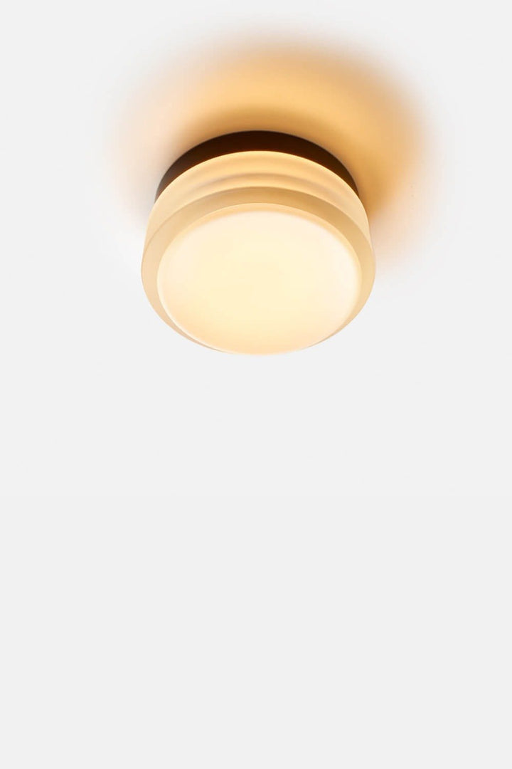 Copia Flush Mount - RBW Lighting - Frosted - Black Anodized - 2700K (warm white) - HORNE