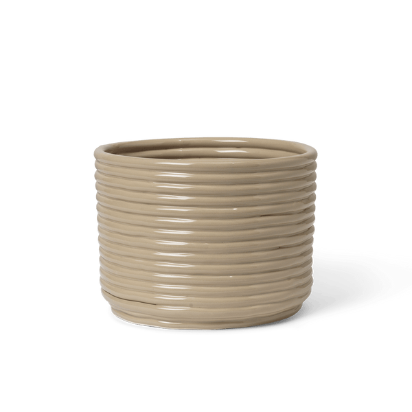 Corduroy Pot - Ferm Living - Pots & Planters - Cashmere - HORNE