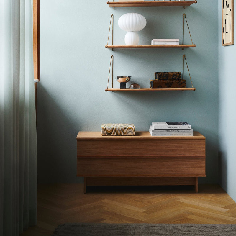 Correlation Bench - Medium - Oak Lacquered - by We Do Wood