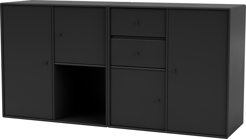 Couple Sideboard - Wall Mounted - Montana - Shelving - Anthracite - HORNE