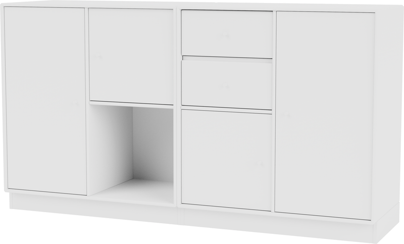 Couple Sideboard - With Plinth Base - Montana - Shelving - Anthracite - 1.2