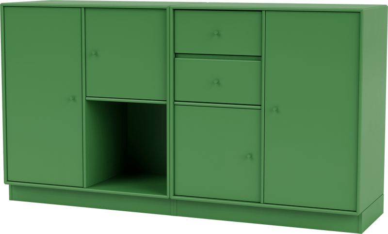 Couple Sideboard - With Plinth Base - Montana - Shelving - Anthracite - 1.2