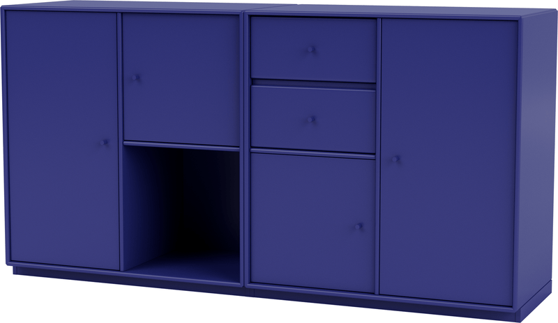 Couple Sideboard - With Plinth Base - Montana - Shelving - Anthracite - 1.2