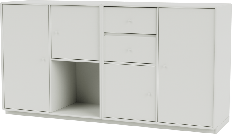 Couple Sideboard - With Plinth Base - Montana - Shelving - Anthracite - 1.2