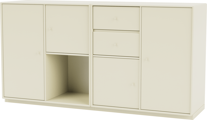 Couple Sideboard - With Plinth Base - Montana - Shelving - Anthracite - 1.2