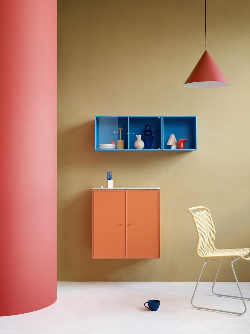 Cover Cabinet - With Legs - Montana - Shelving - Turmeric - Matte Chrome - HORNE