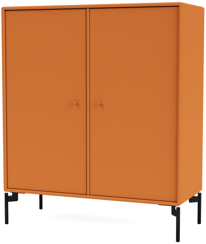 Cover Cabinet - With Legs - Montana - Shelving - Turmeric - Black - HORNE