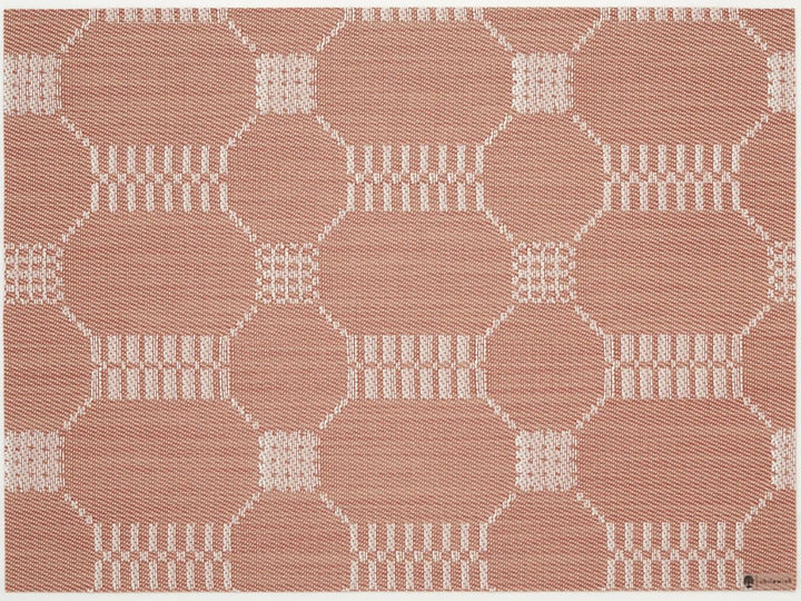 Coverlet Rectangle Placemat - Set of 4 - Chilewich - Kitchen + Table Linens - Burnt Coral - HORNE