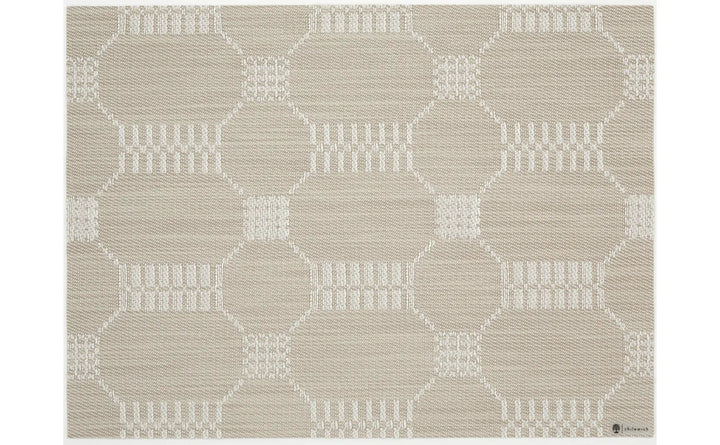 Coverlet Rectangle Placemat - Set of 4 - Chilewich - Kitchen + Table Linens - Flax - HORNE