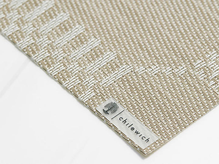 Coverlet Rectangle Placemat - Set of 4 - Chilewich - Kitchen + Table Linens - Flax - HORNE