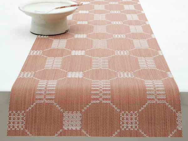 Coverlet Table Runner - Chilewich - Kitchen + Table Linens - Burnt Coral - HORNE