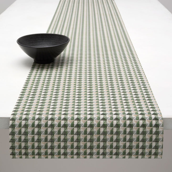 Crane Table Runner in Thyme