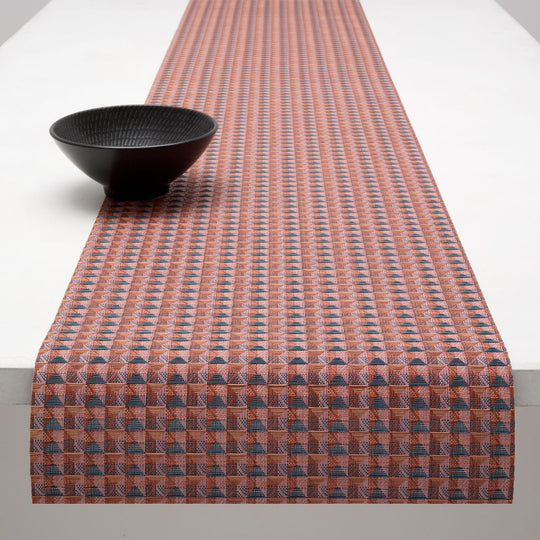 Crane Table Runner in Raspberry