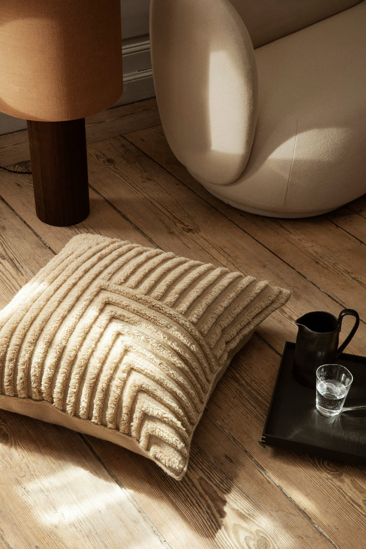 Crease Wool Cushion - Ferm Living - Bedding + Pillows - Rectangular - HORNE