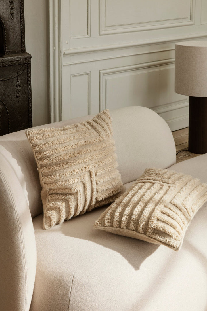 Crease Wool Cushion - Ferm Living - Bedding + Pillows - Rectangular - HORNE
