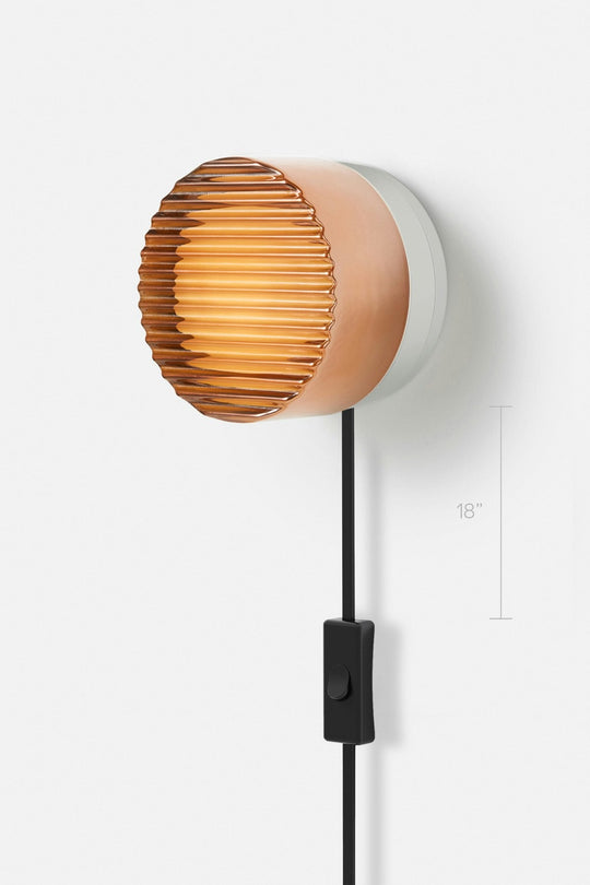 Crisp Corded - RBW Lighting - Copper Exterior - 2700K (warm white) - Corded Plug - in (Bottom) w. Toggle Switch / 120V Input - HORNE