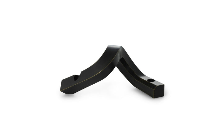 Crooked Candle Holder - Normann Copenhagen Candleholders - Crooked Candlestick Two Bronze - HORNE