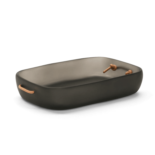 Cuadrado Guest Towel Tray - Tina Frey Bathroom Accessories - Grey - HORNE