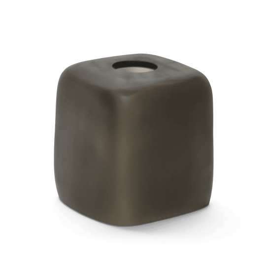Cuadrado Tissue Box Holder - Tina Frey Bathroom Accessories - Grey - HORNE