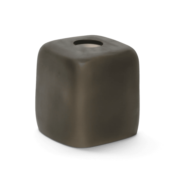 Cuadrado Tissue Box Holder - Tina Frey Bathroom Accessories - Grey - HORNE