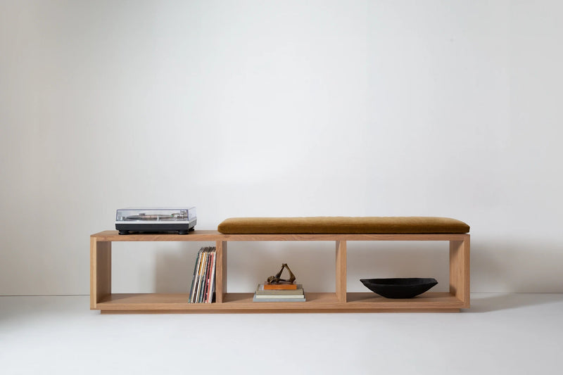 Cube + Void Case Bench - Kalon Studios Stools + Benches + Ottomans - Medium 92