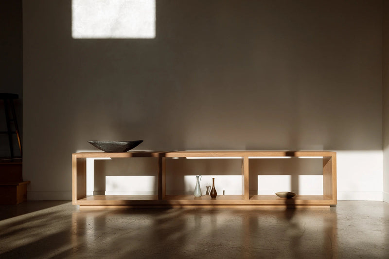 Cube + Void Case Bench - Kalon Studios Stools + Benches + Ottomans - Medium 92