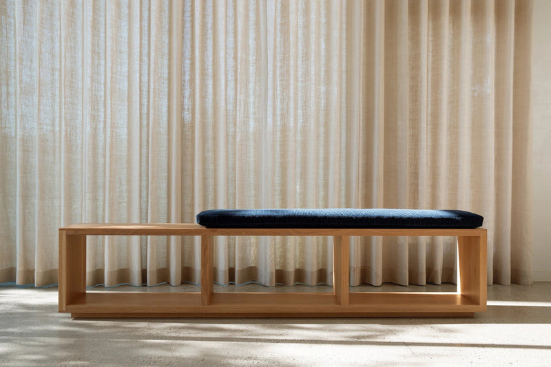 Cube + Void Case Bench - Kalon Studios Stools + Benches + Ottomans - Medium 92