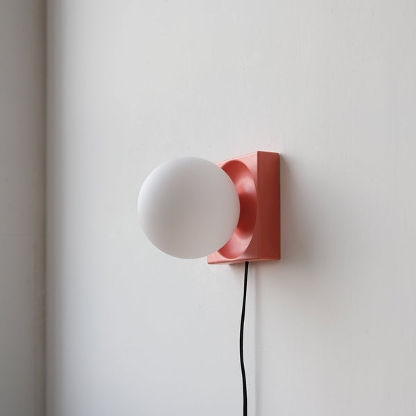 Cubic Sconce - Misewell Lamps - Coral - HORNE