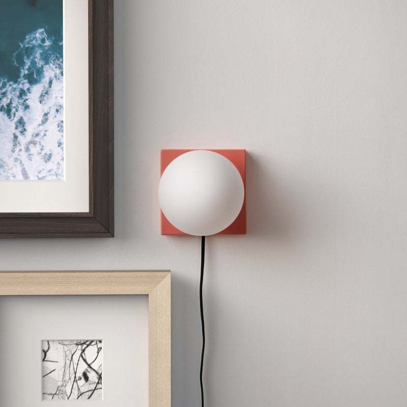 Cubic Sconce - Misewell Lamps - Coral - HORNE