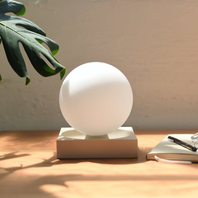 Cubic Table Lamp - Misewell Lamps - Pink Glossy - HORNE