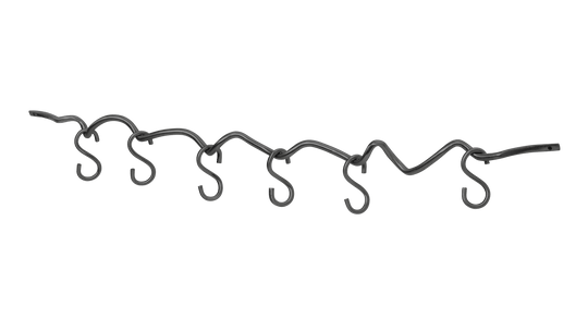 Curvature Hanging Rail - Black Brass - Ferm Living