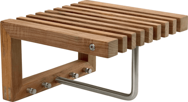 Cutter Mini Wardrobe - Skagerak by Fritz Hansen Coat + Key Racks - Teak - HORNE