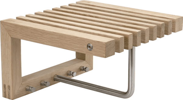 Cutter Mini Wardrobe - Skagerak by Fritz Hansen Coat + Key Racks - Oak - HORNE