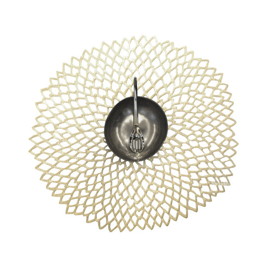 Dahlia Placemat in Brass