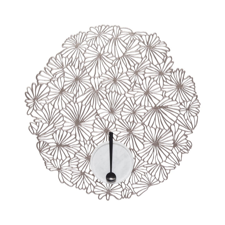 Daisy Placemat in Gunmetal