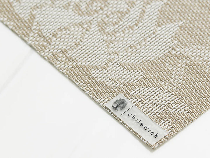 Damask Rectangular Placemat - Set of 4 - Chilewich - Kitchen + Table Linens - Flax - HORNE