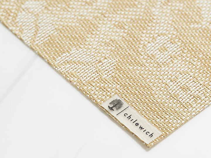 Damask Rectangular Placemat - Set of 4 - Chilewich - Kitchen + Table Linens - Wheat - HORNE