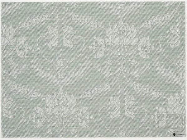 Damask Rectangular Placemat - Set of 4 - Chilewich - Kitchen + Table Linens - Abalone - HORNE