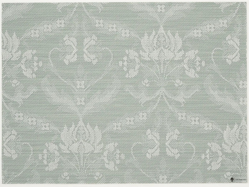 Damask Rectangular Placemat - Set of 4 - Chilewich - Kitchen + Table Linens - Abalone - HORNE