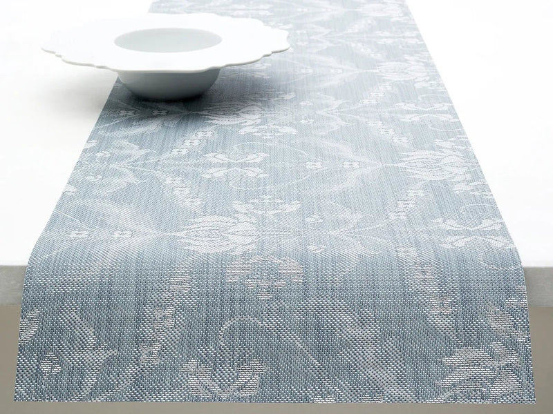 Damask Table Runner - Chilewich - Kitchen + Table Linens - Abalone - HORNE
