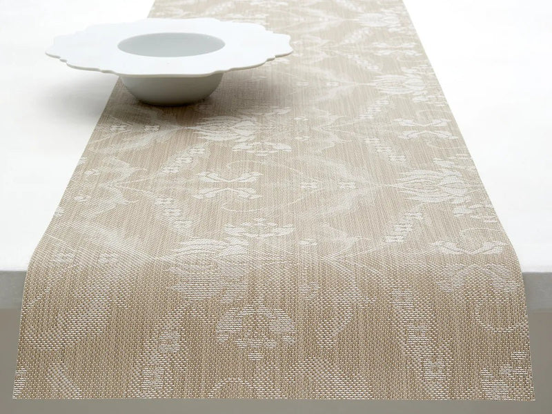 Damask Table Runner - Chilewich - Kitchen + Table Linens - Abalone - HORNE