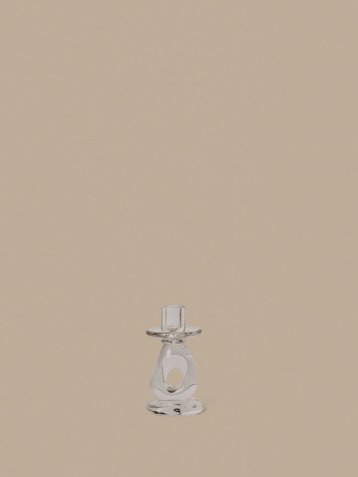 Damo Candle Holder - Clear - Ferm Living