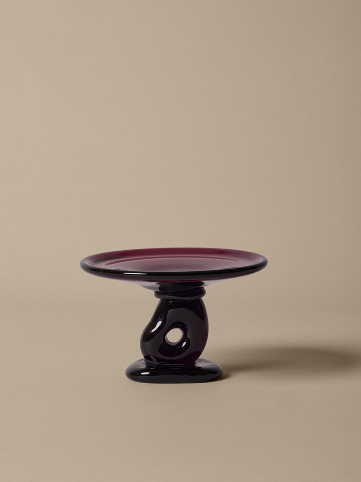 Damo Glass Centrepiece - Ø21 - Ferm Living Serveware - Clear - HORNE