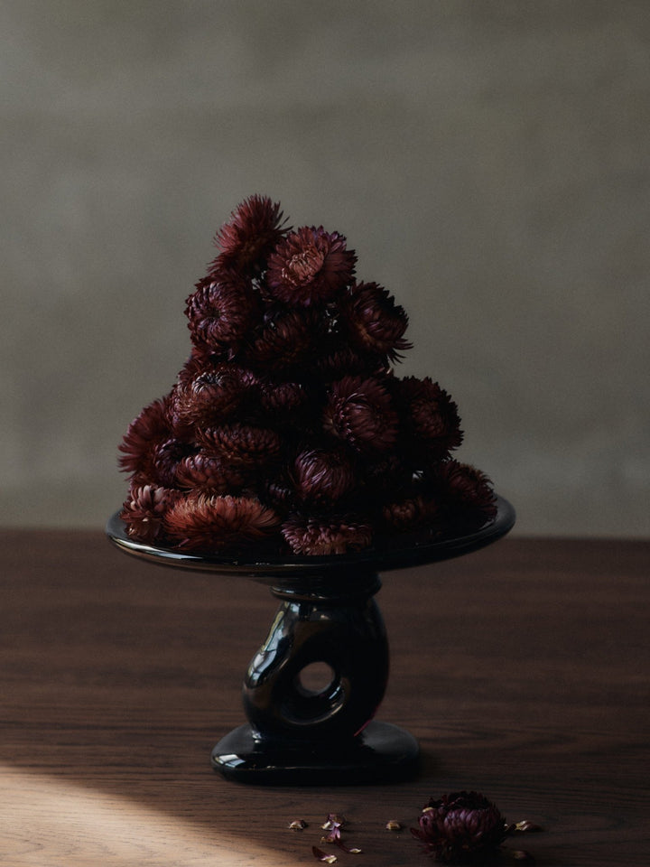 Damo Glass Centrepiece - Ø30 - Ferm Living Serveware - HORNE