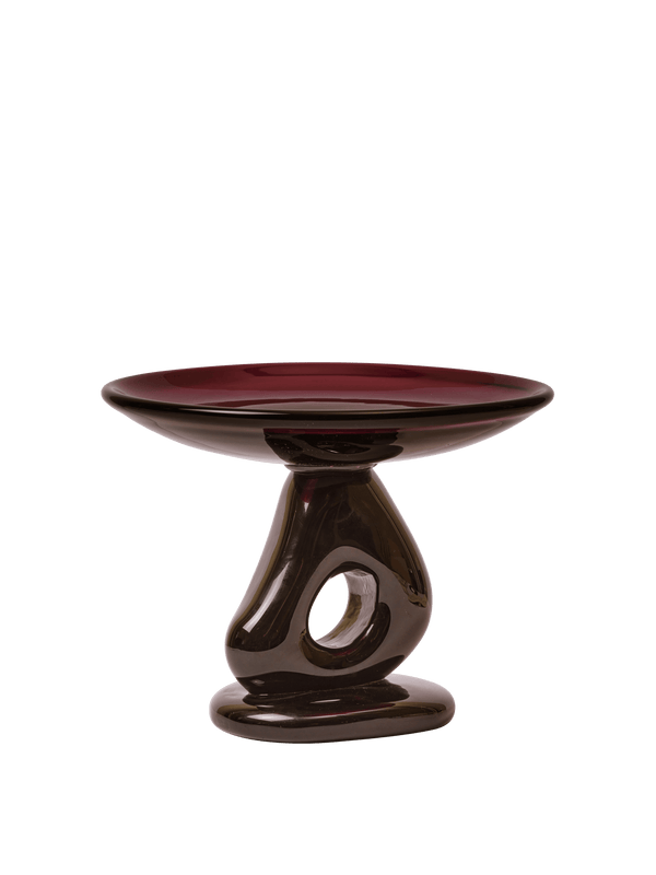 Damo Glass Centrepiece - Ø30 - Ferm Living Serveware - HORNE