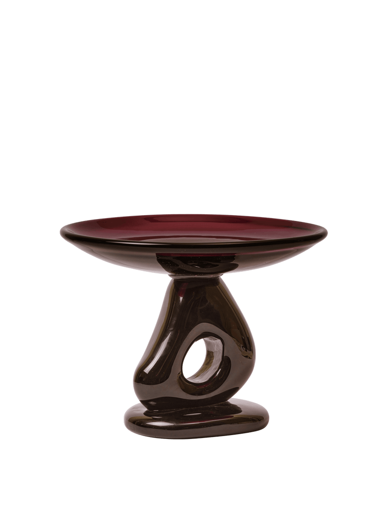 Damo Glass Centrepiece - Ø30 - Ferm Living Serveware - HORNE