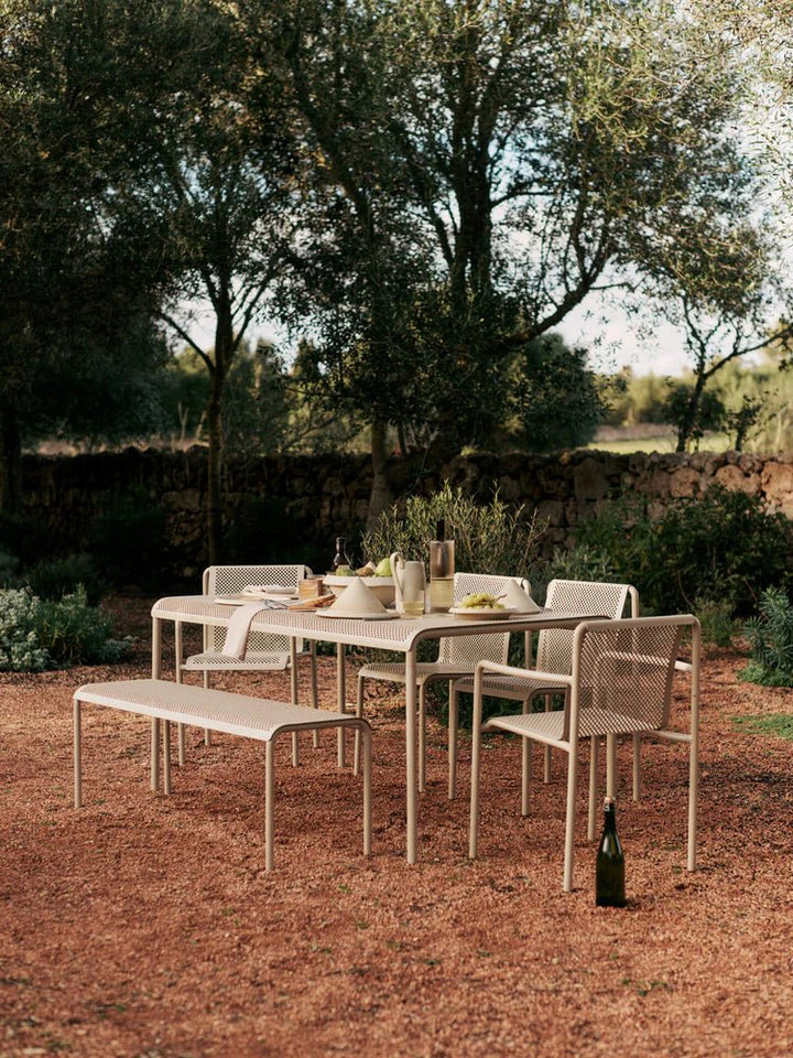 Dapple Chair with Arms - Ferm Living Outdoor Furniture - Tea Green - HORNE